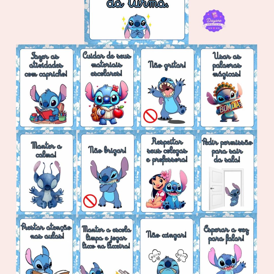 Combinados do Stitch