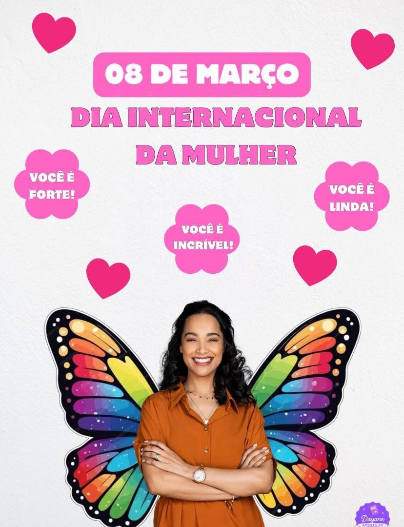 Painel de parede - Dia da Mulher