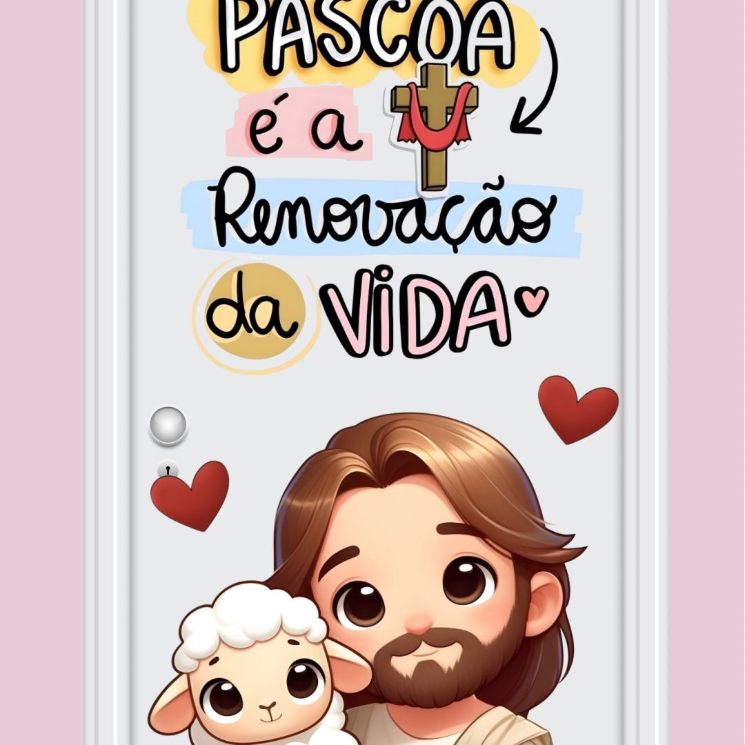 Painel de Porta - Páscoa (Jesus)