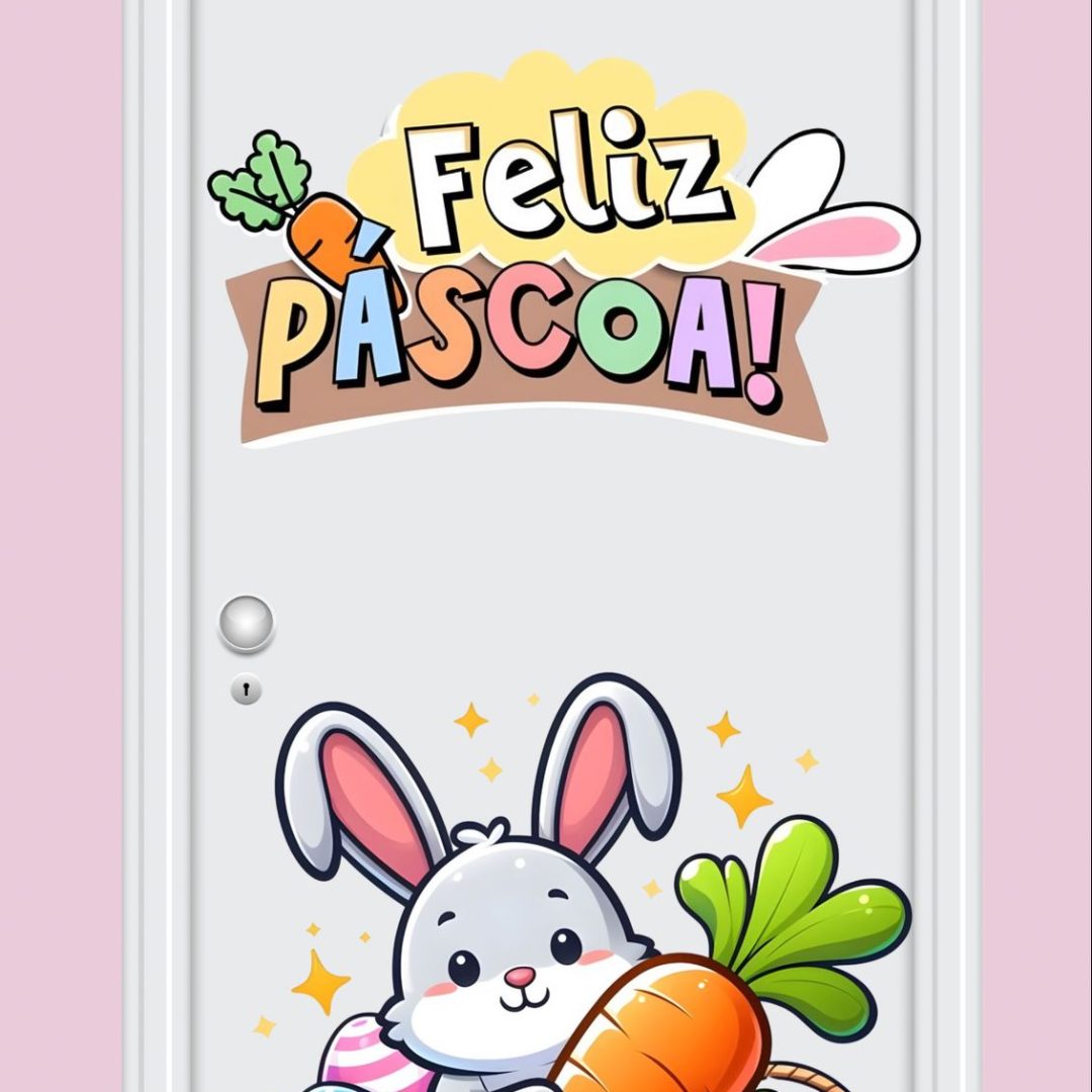 Painel de Porta - Páscoa (Coelhinho)