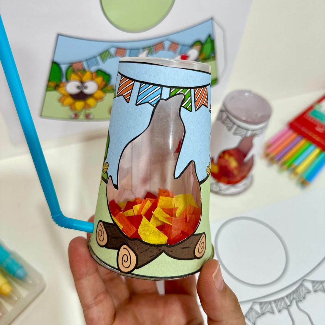 Fogueira no copo - Festa Junina