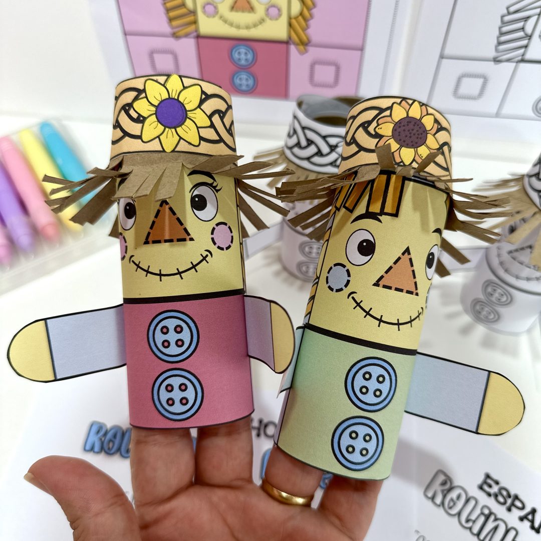 Espantalho no rolinho (Festa Junina)