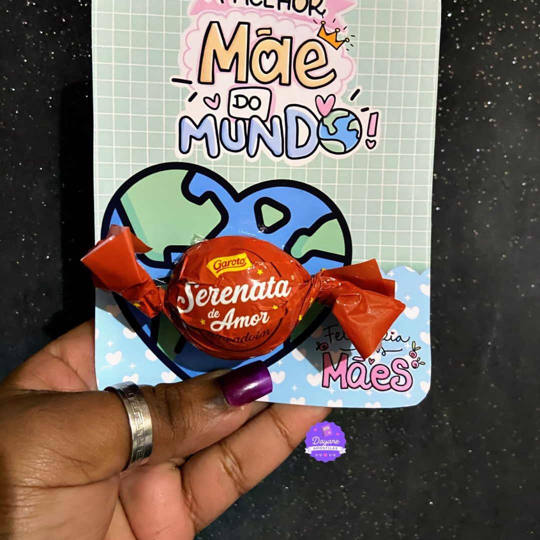 Cartão - Melhor mãe do mundo