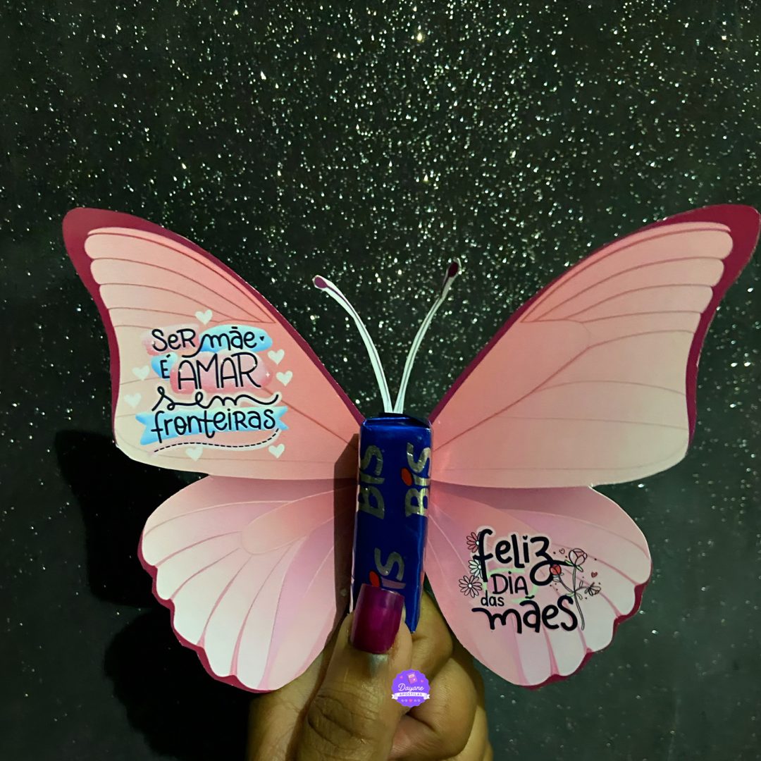 Cartão - Dia das Mães (Borboleta)