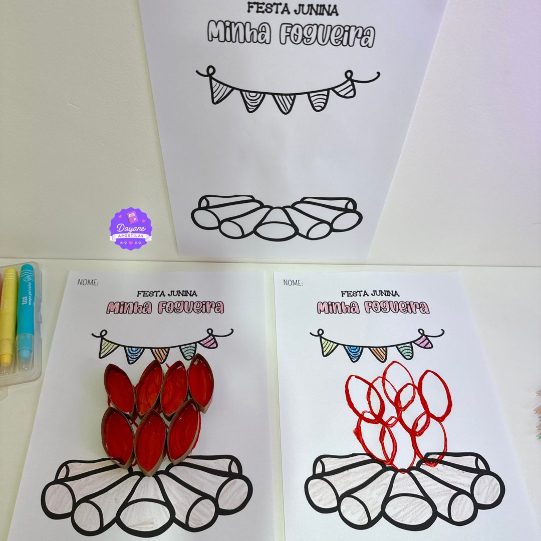 Atividade de Arte - Fogueira