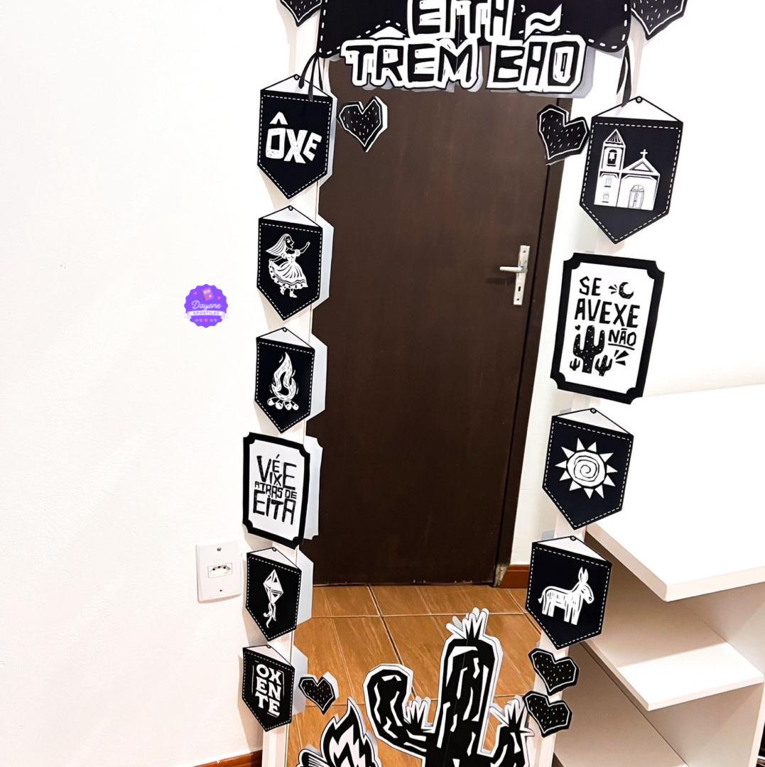 Espelho Junino Cordel