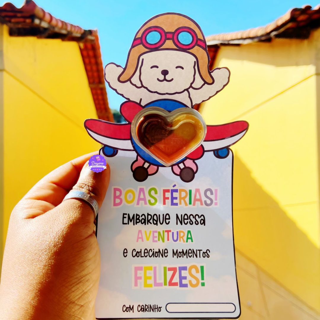 Cartão - Férias (Aventura)