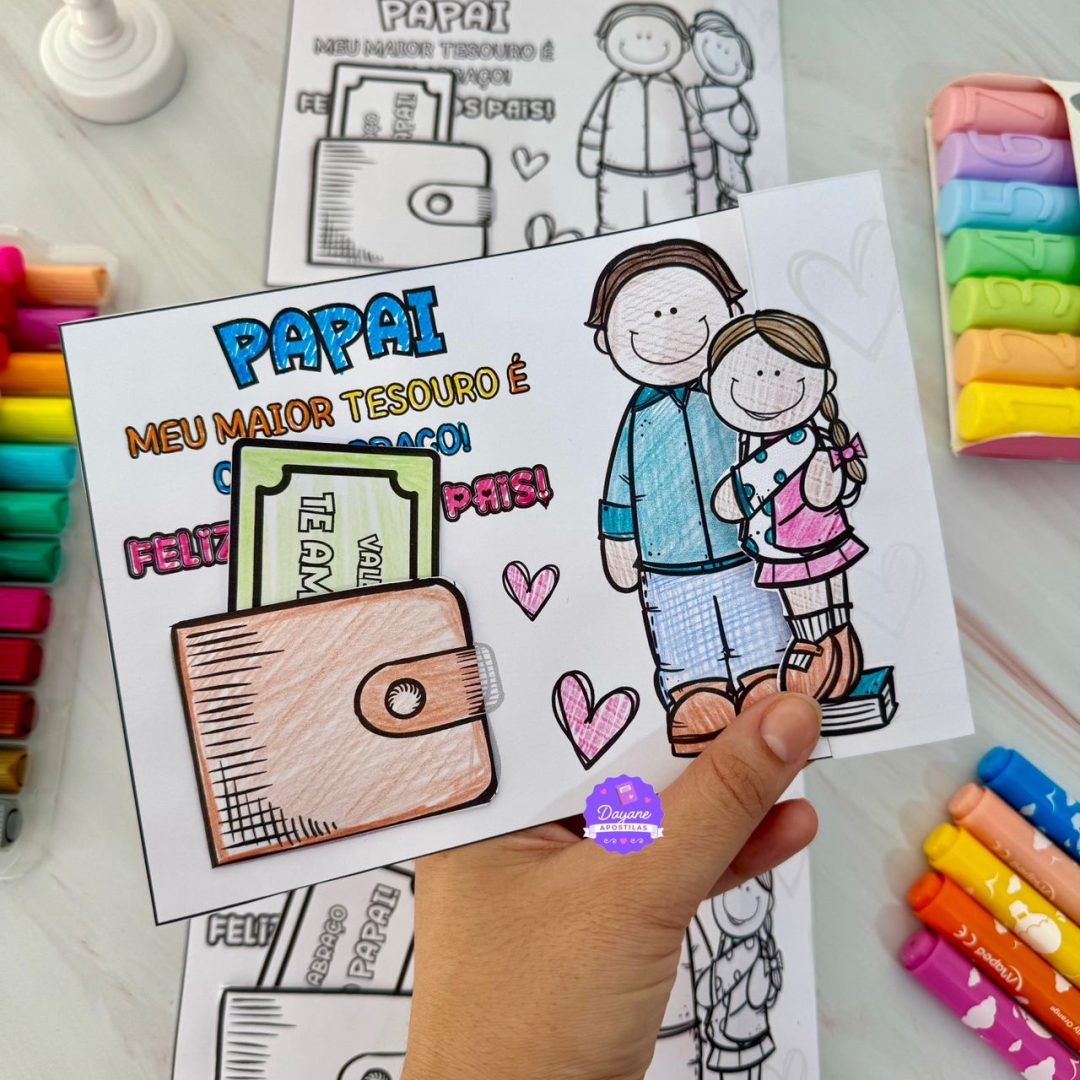 Cartão Interativo - Dia dos Pais