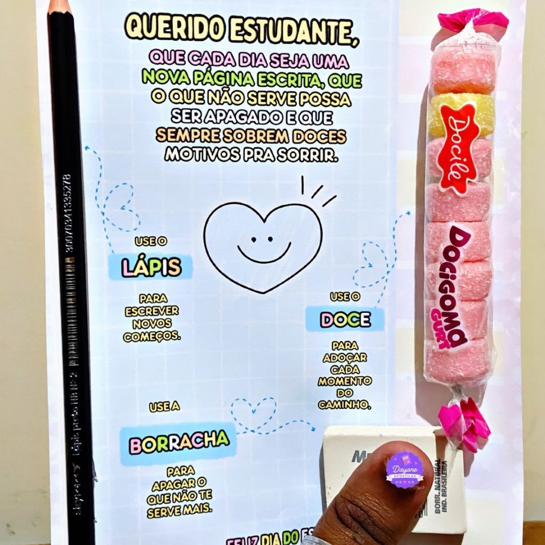 Cartão - Dia do Estudante