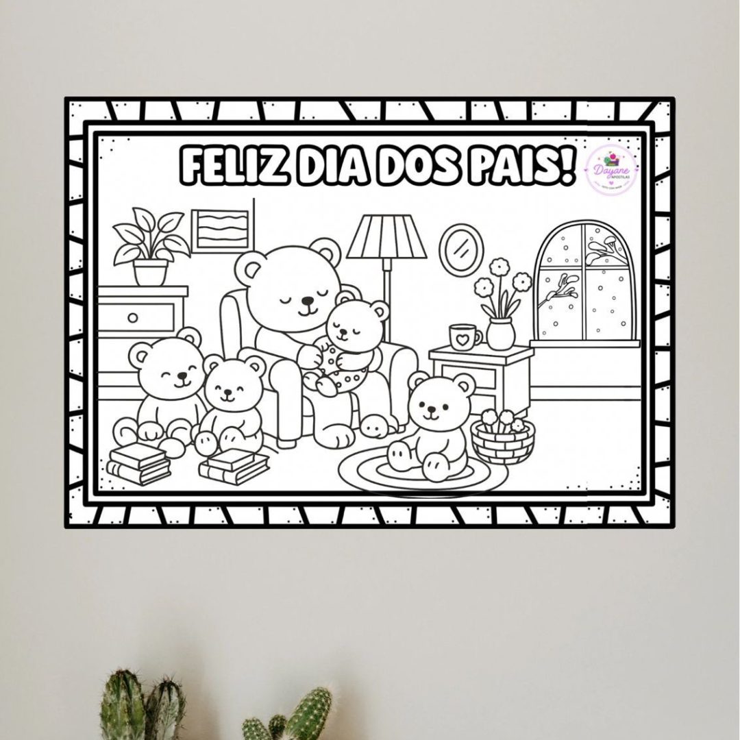 Pintura coletiva - Dia dos Pais (Bobbie Goods)