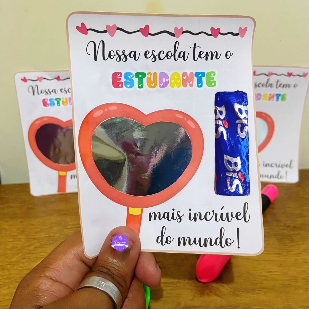 Cartão - Dia do Estudante (Espelho)