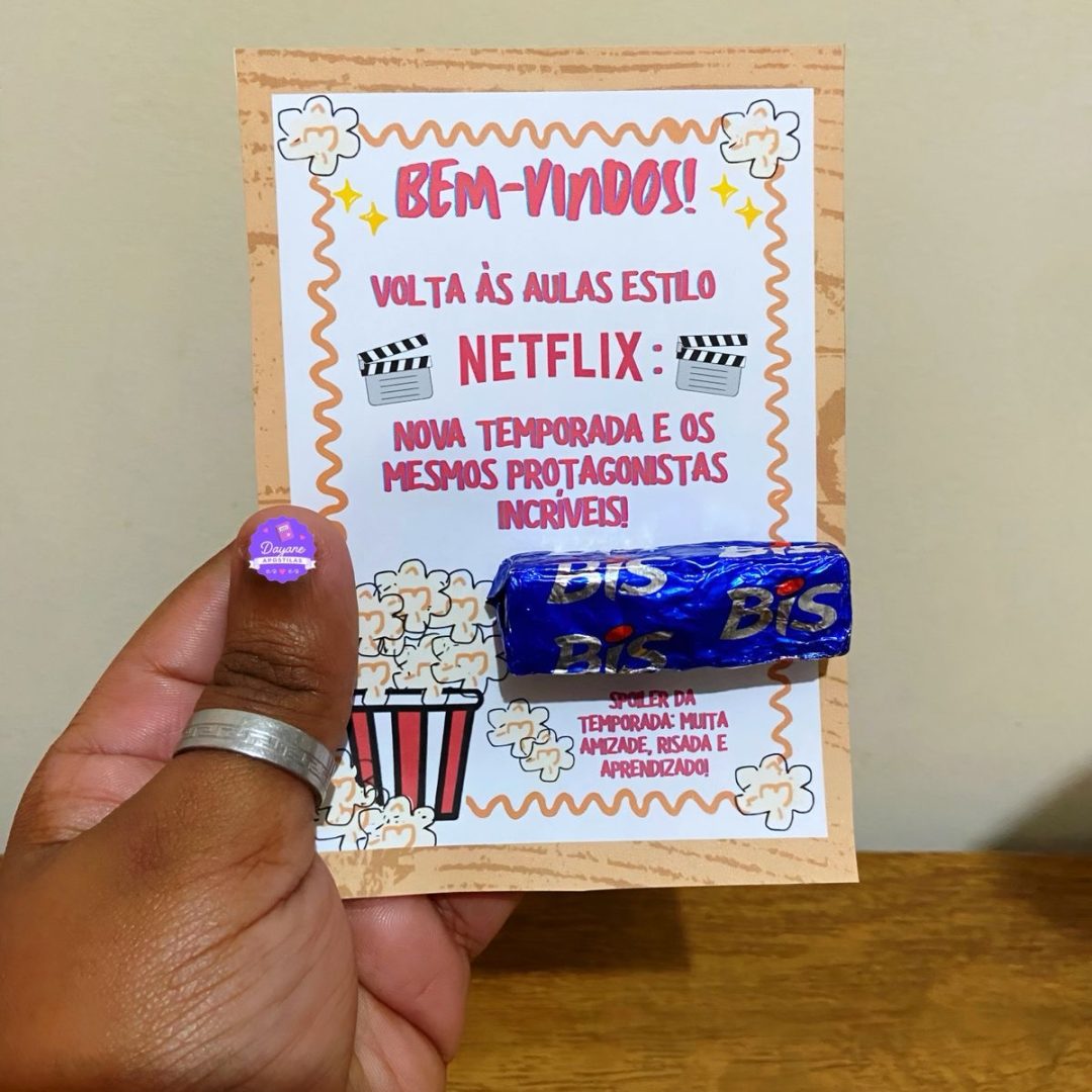 Cartão - Volta às aulas (Netflix)
