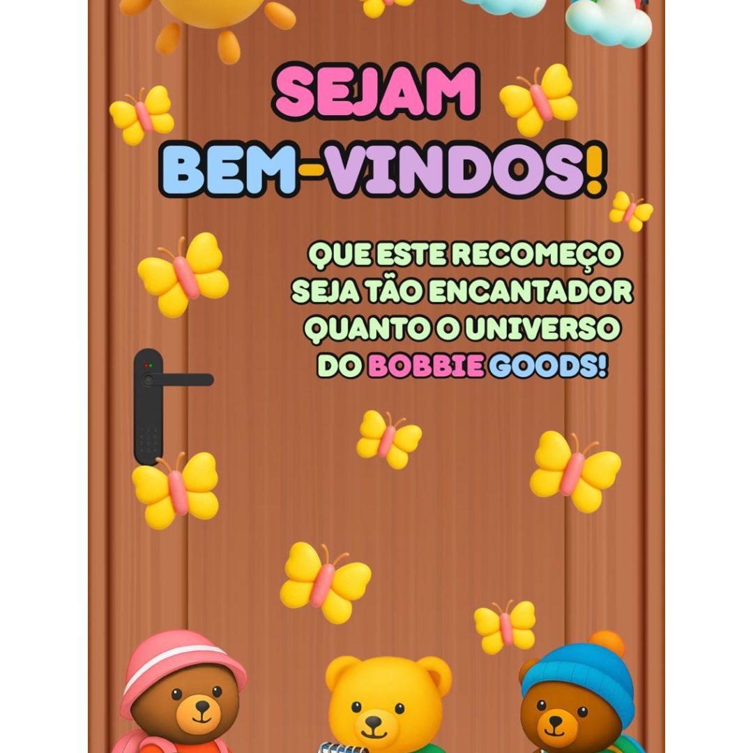 Painel de porta - Volta às aulas (Bobbie Goods)