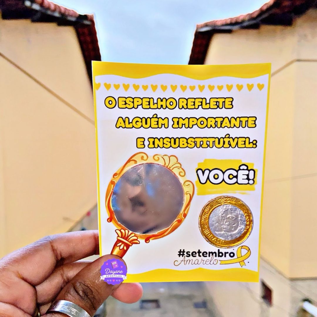 Cartão - Setembro Amarelo (Espelho)