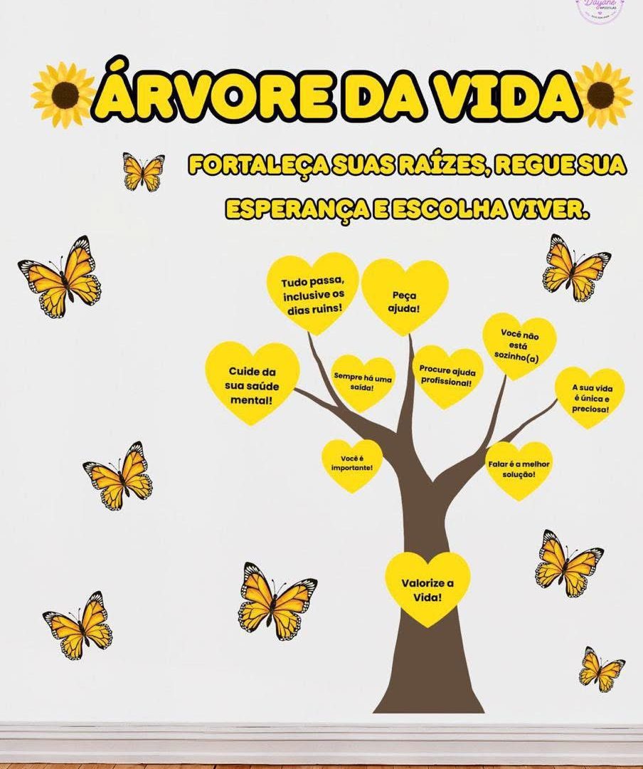 Painel - Árvore da Vida (Setembro Amarelo)