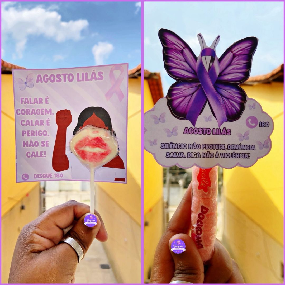 Cartões - Agosto Lilás