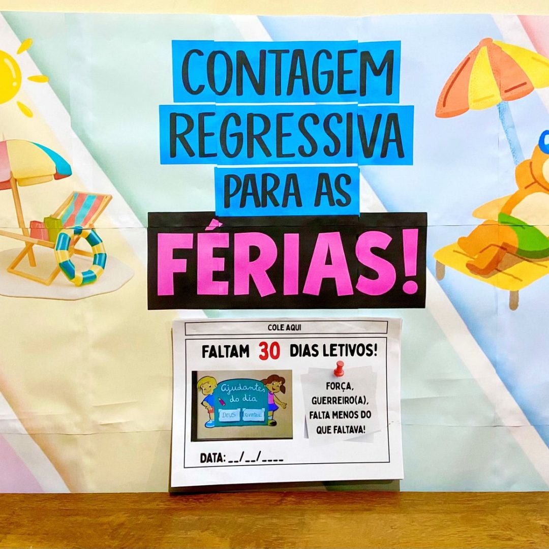 Contagem Regressiva - Férias (Professores)