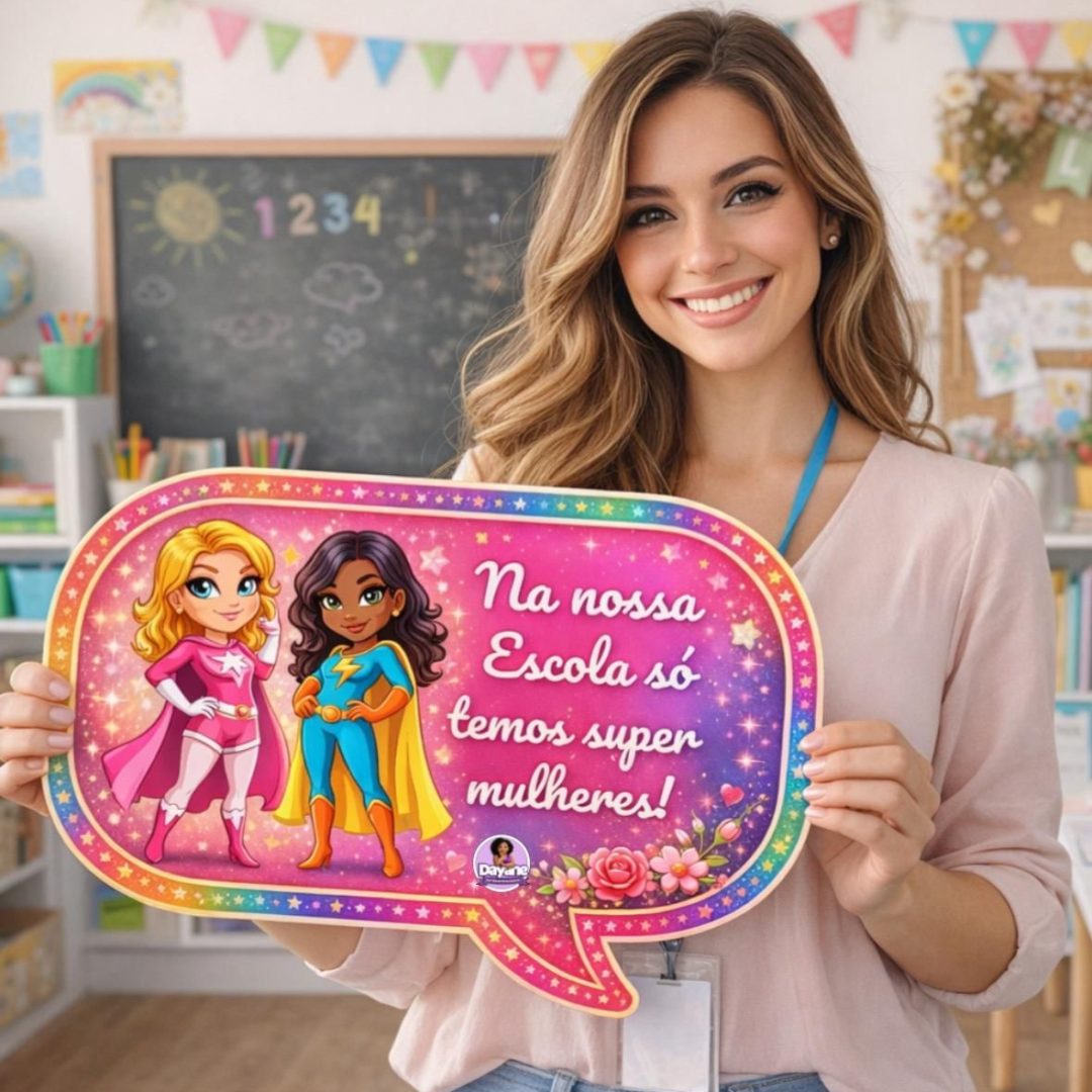 Plaquinha – Dia da Mulher