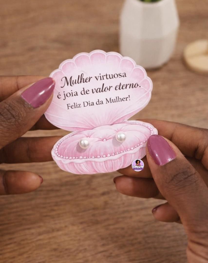 Cartão Dia da Mulher – Joia