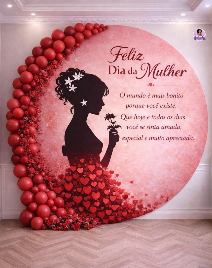 Painel – Dia da Mulher (Silhueta)