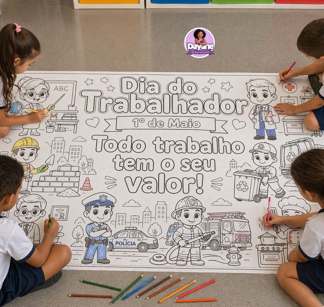 Pintura Coletiva – Dia do Trabalhador