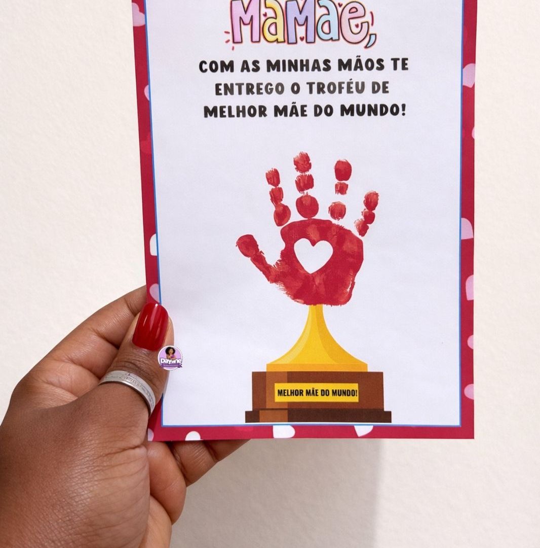Cartão Dia das Mães – Troféu